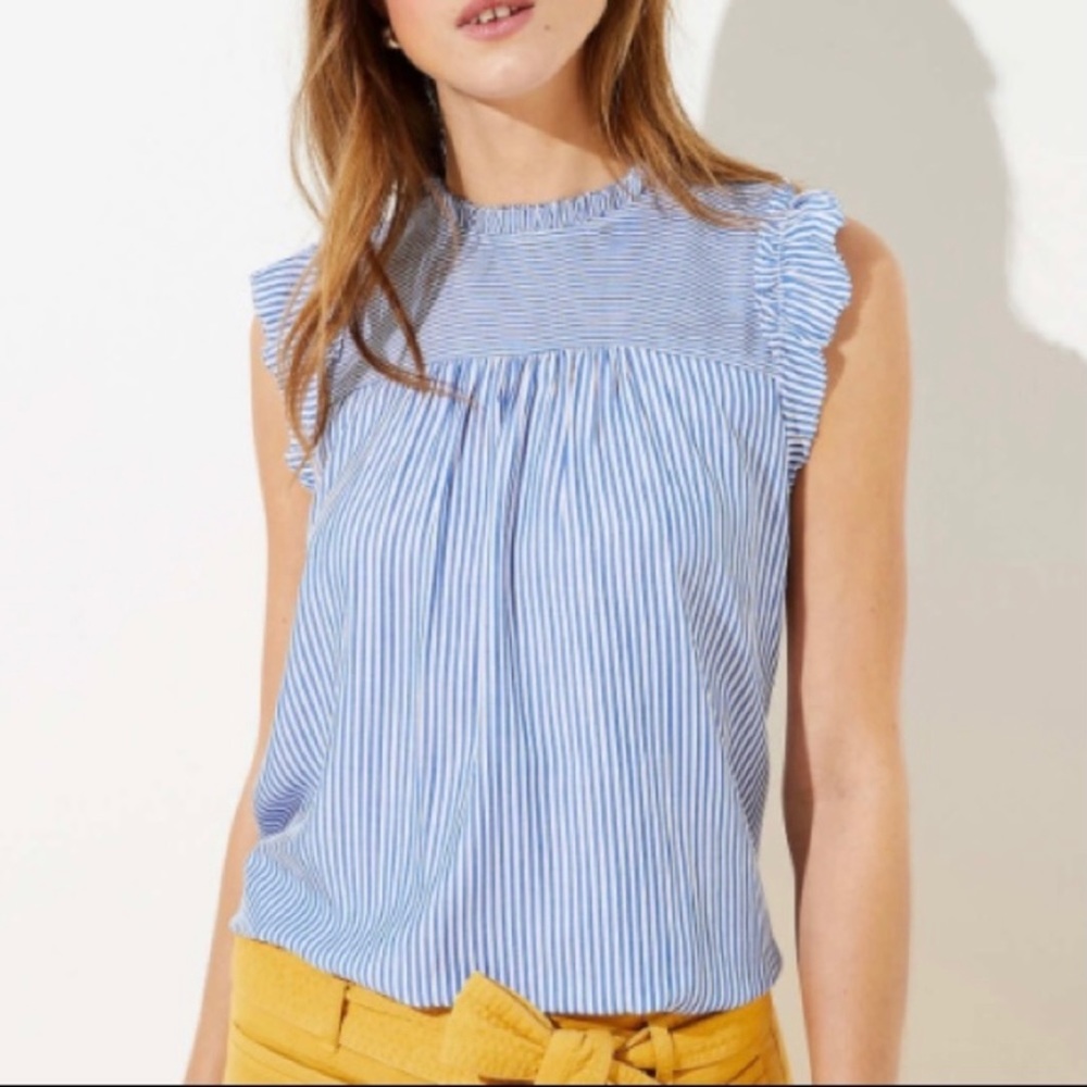 Loft Flutter Sleeve Top - image 1